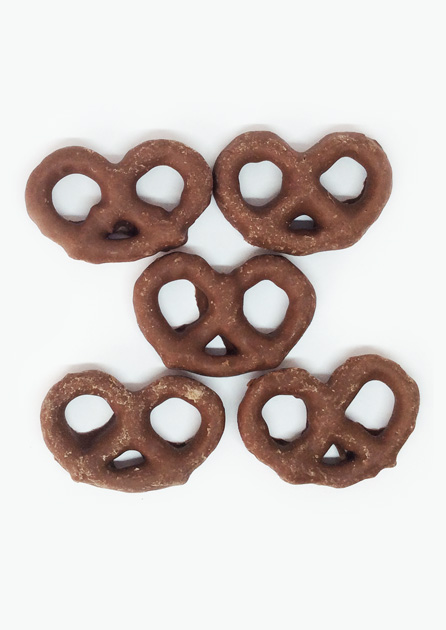 Pretzels chocolate bolsa 250g