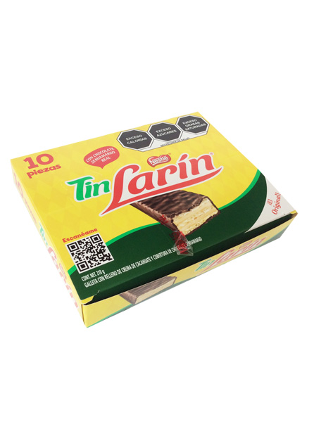 Tin larin caja 10 piezas