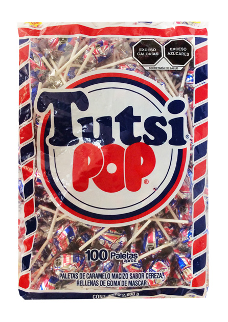 Chupa pop bolsa 100 piezas