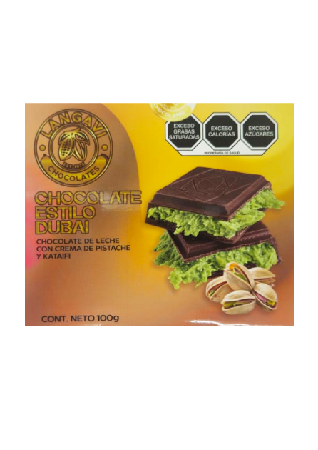 Chocolate leche tipo Dubai