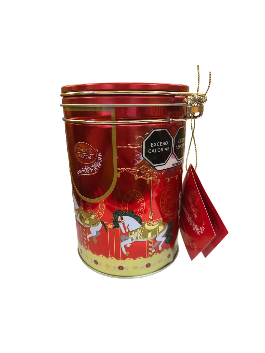 Lindor lata roja chololate de leche surtido