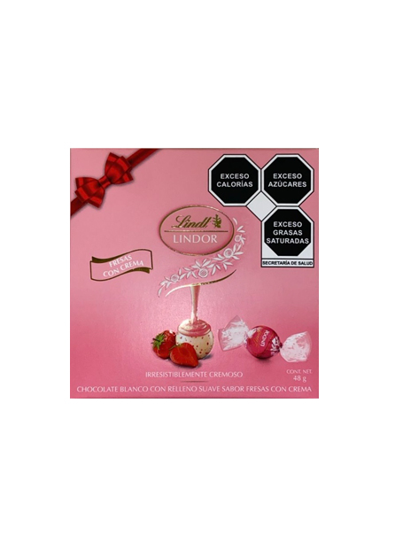 Estuche Lindor fresa chico